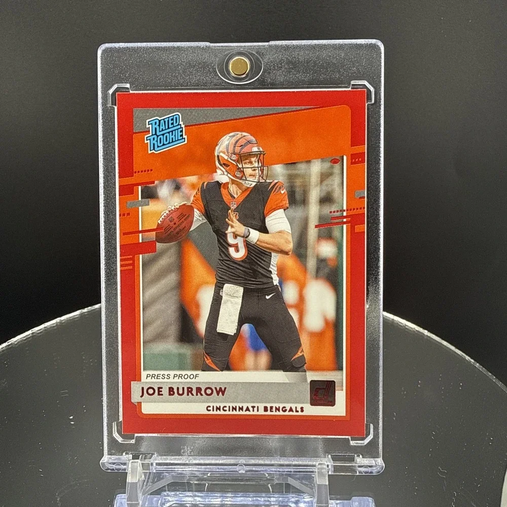 2020 Donruss Joe Burrow Red Press Proof #301 Rated Rookie Card RC